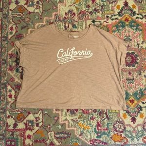 Old Navy California Cropped Oversized T-Shirt